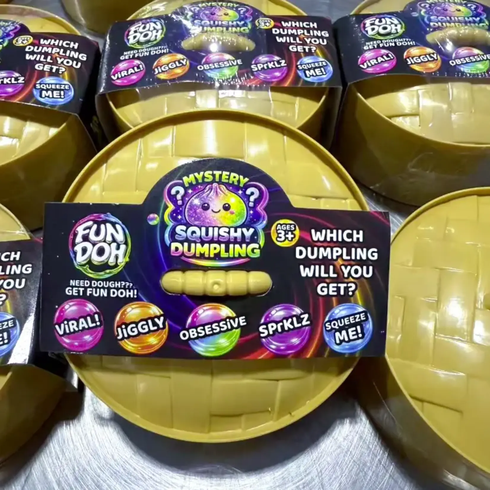 Fun Doh Blind Box - Squishy Dumpling - Sparkly Colors