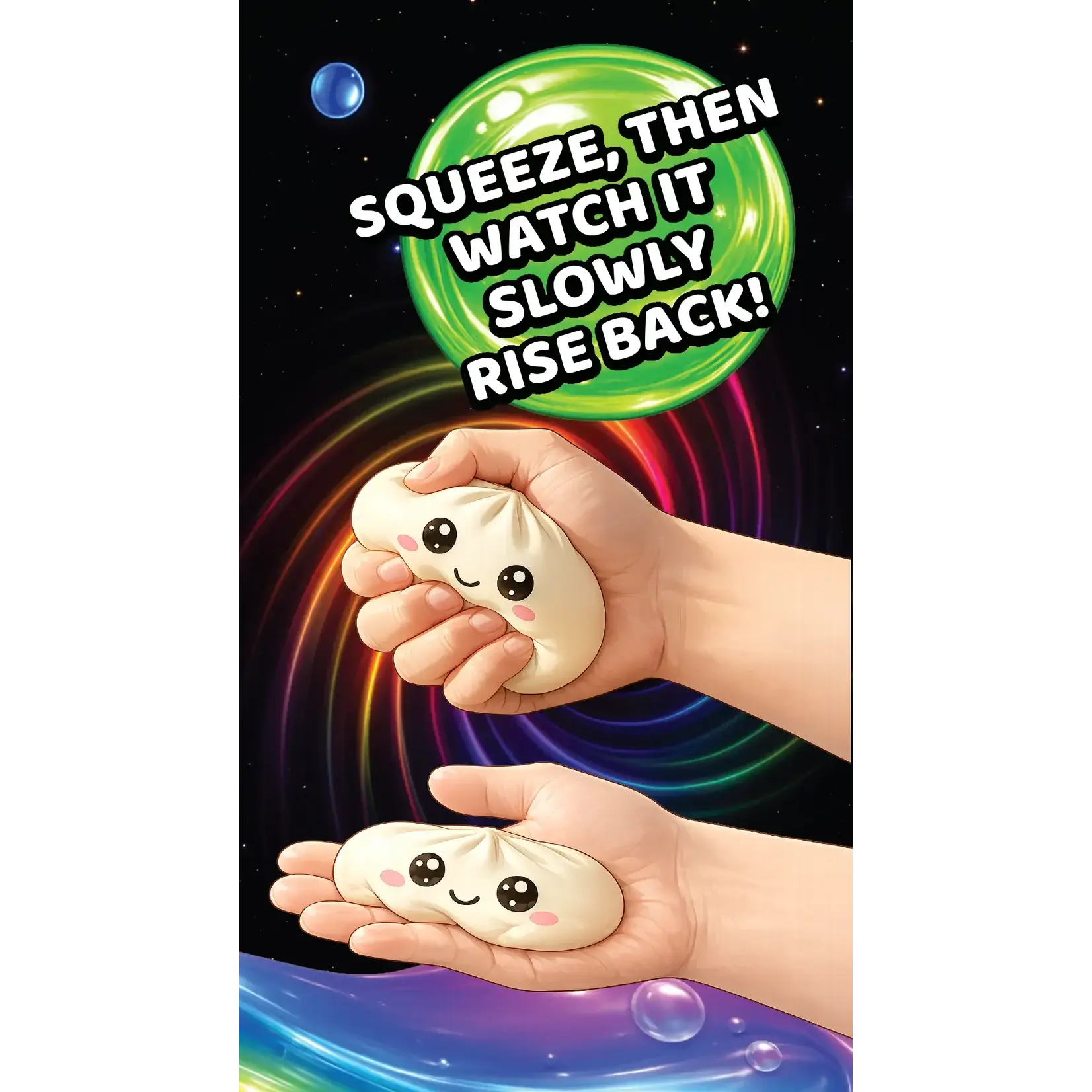 Fun Doh Blind Box - Slow-Rise Mini Dumpling Squish Toy - Slow-Rise