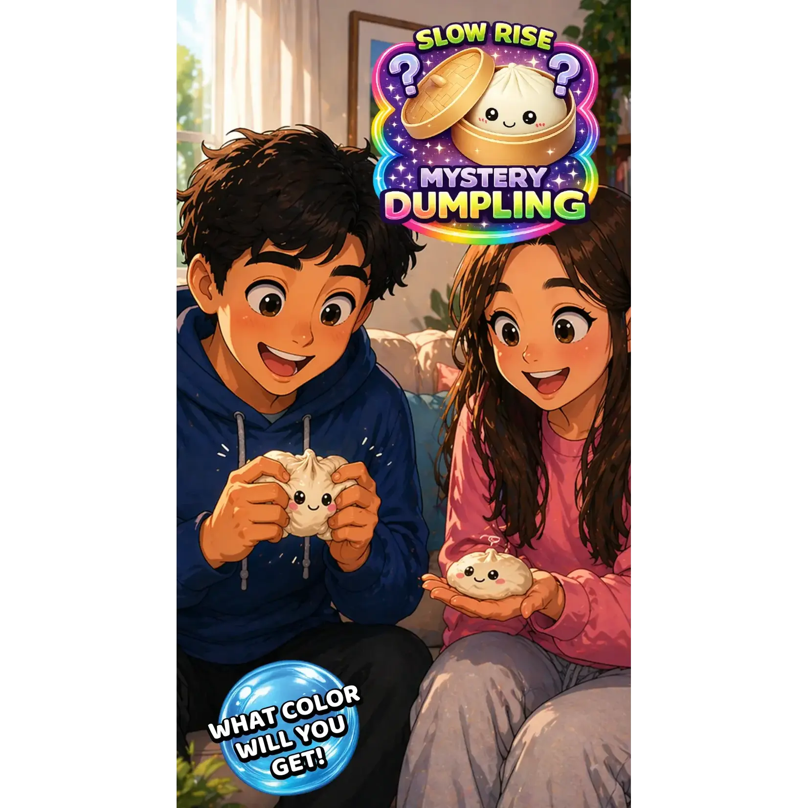 Fun Doh Blind Box - Slow-Rise Mini Dumpling Squish Toy - Slow-Rise