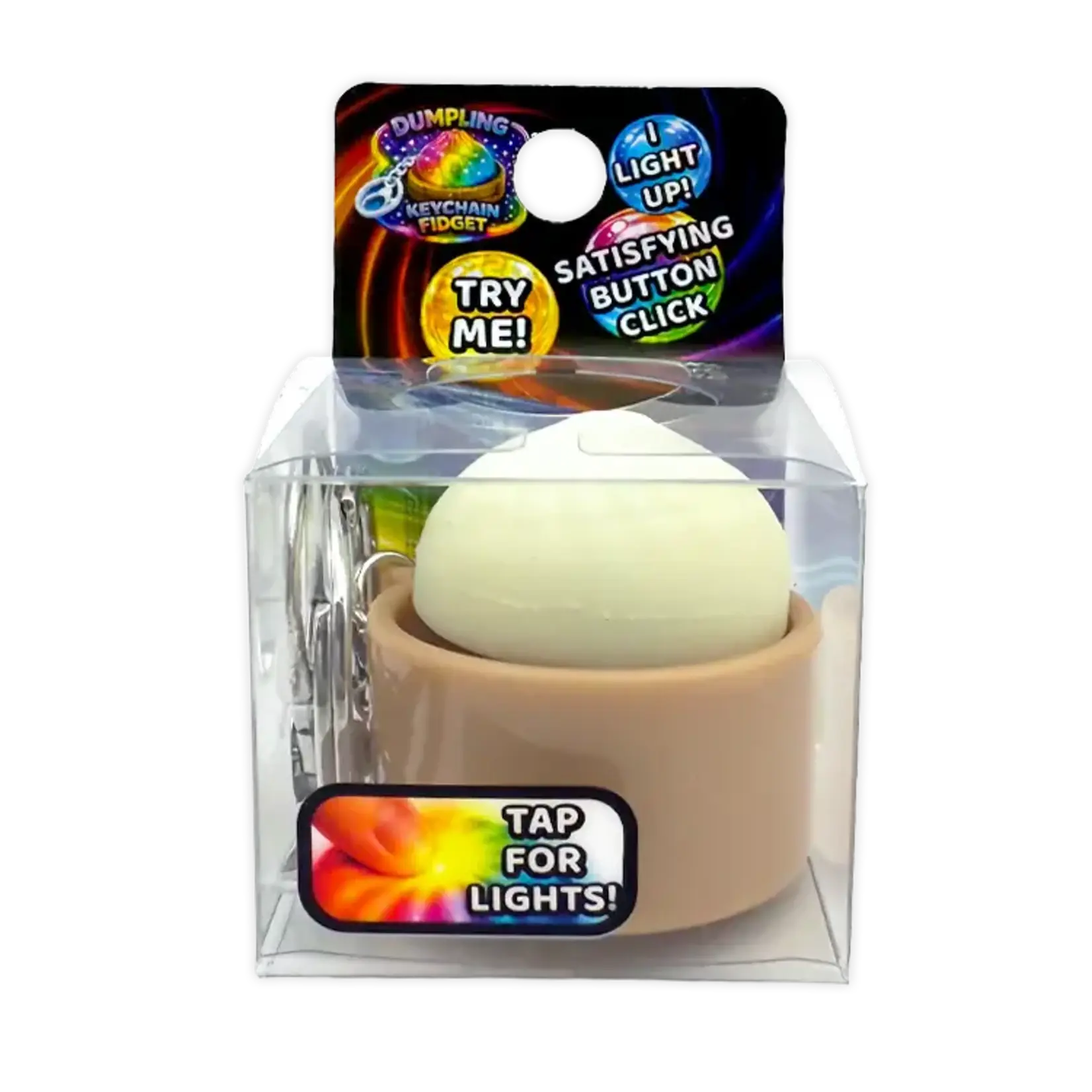 Fun Doh Mini Dumpling Click Light-Up Keychain