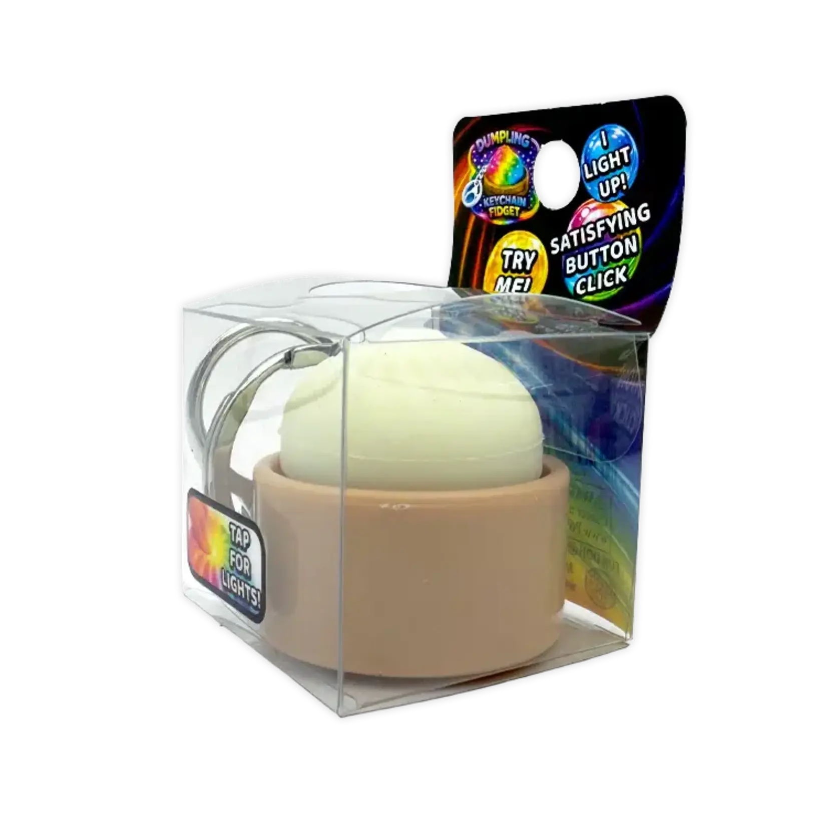 Fun Doh Mini Dumpling Click Light-Up Keychain