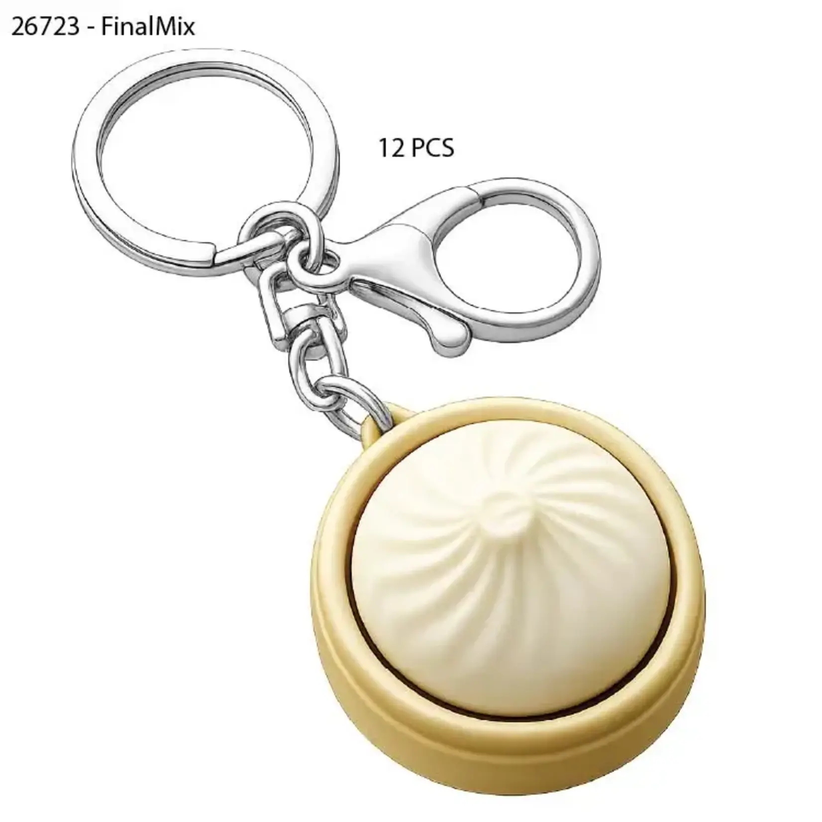 Fun Doh Mini Dumpling Click Light-Up Keychain