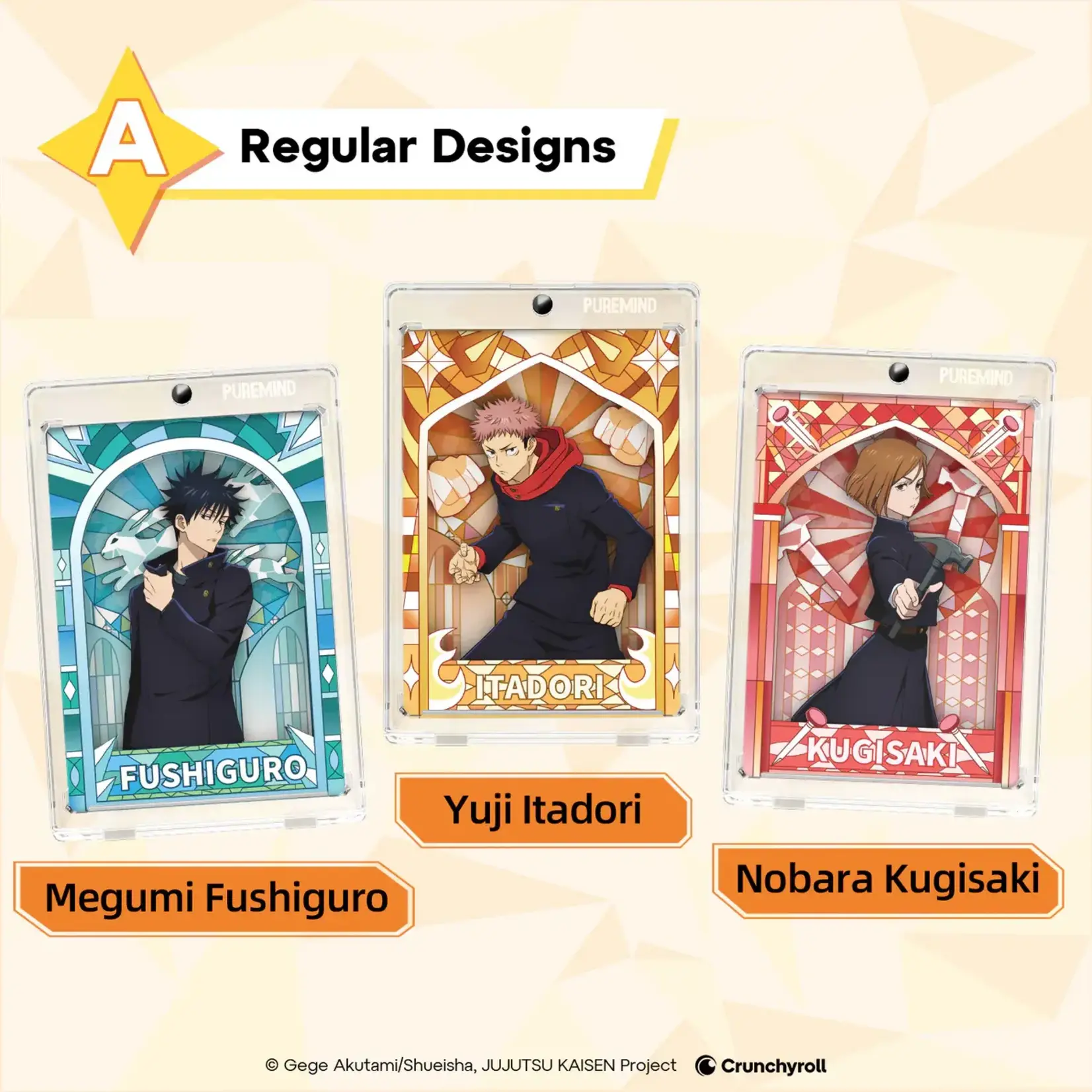Puremind Blind Box - Jujutsu Kaisen Mini Art - Sorcery Prism Pane Series 2720
