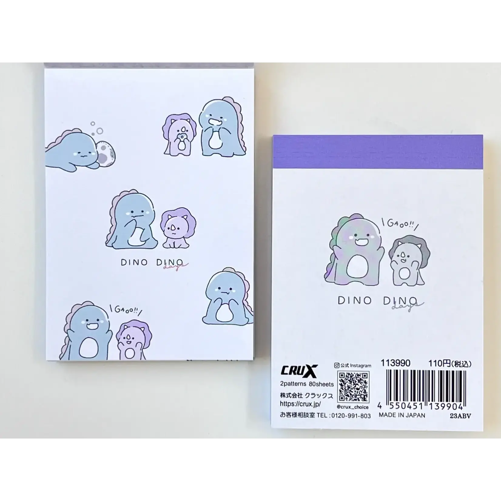 Crux Dino Dino days Mini Notepad - 113990