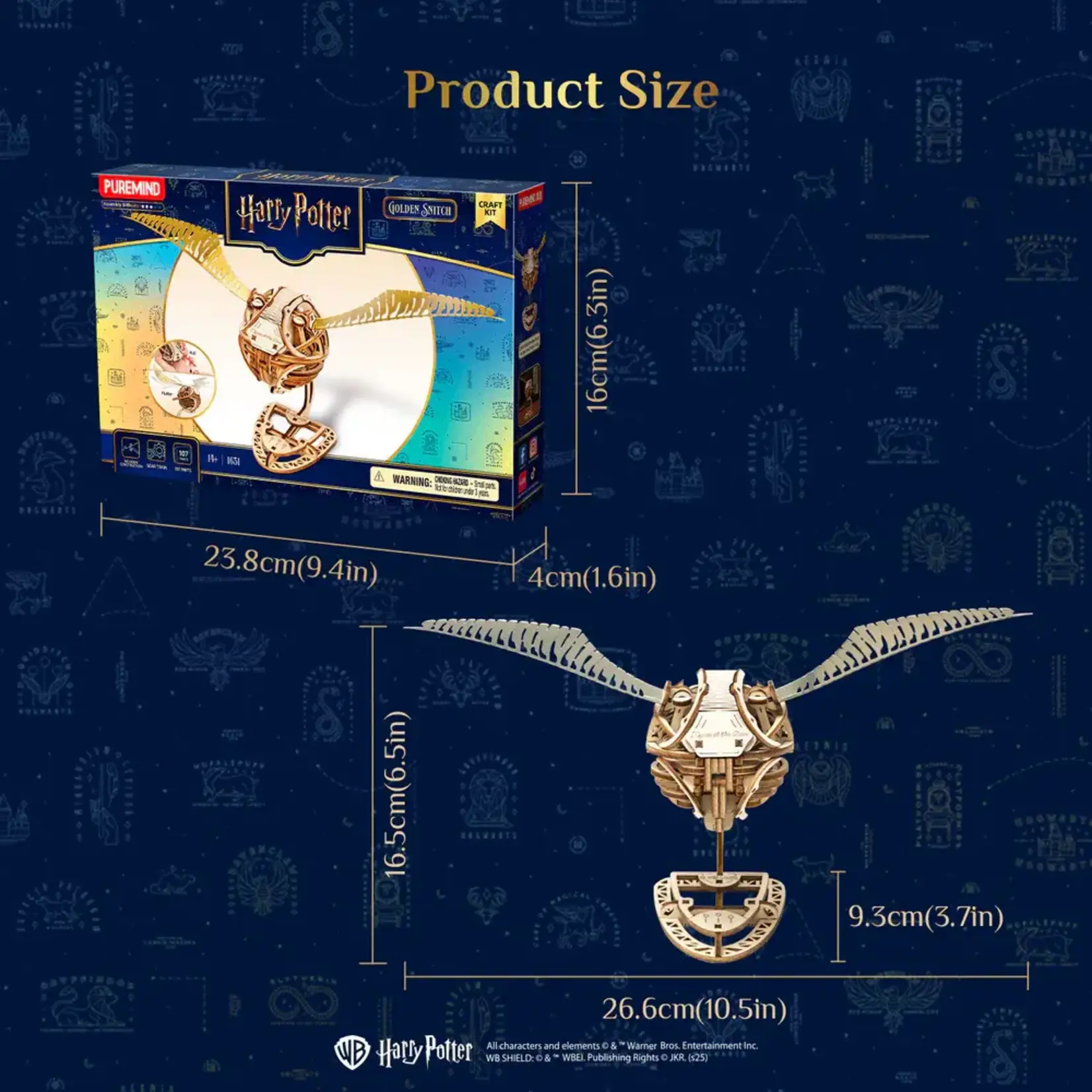 Puremind Puremind x Harry Potter Golden Snitch 1631