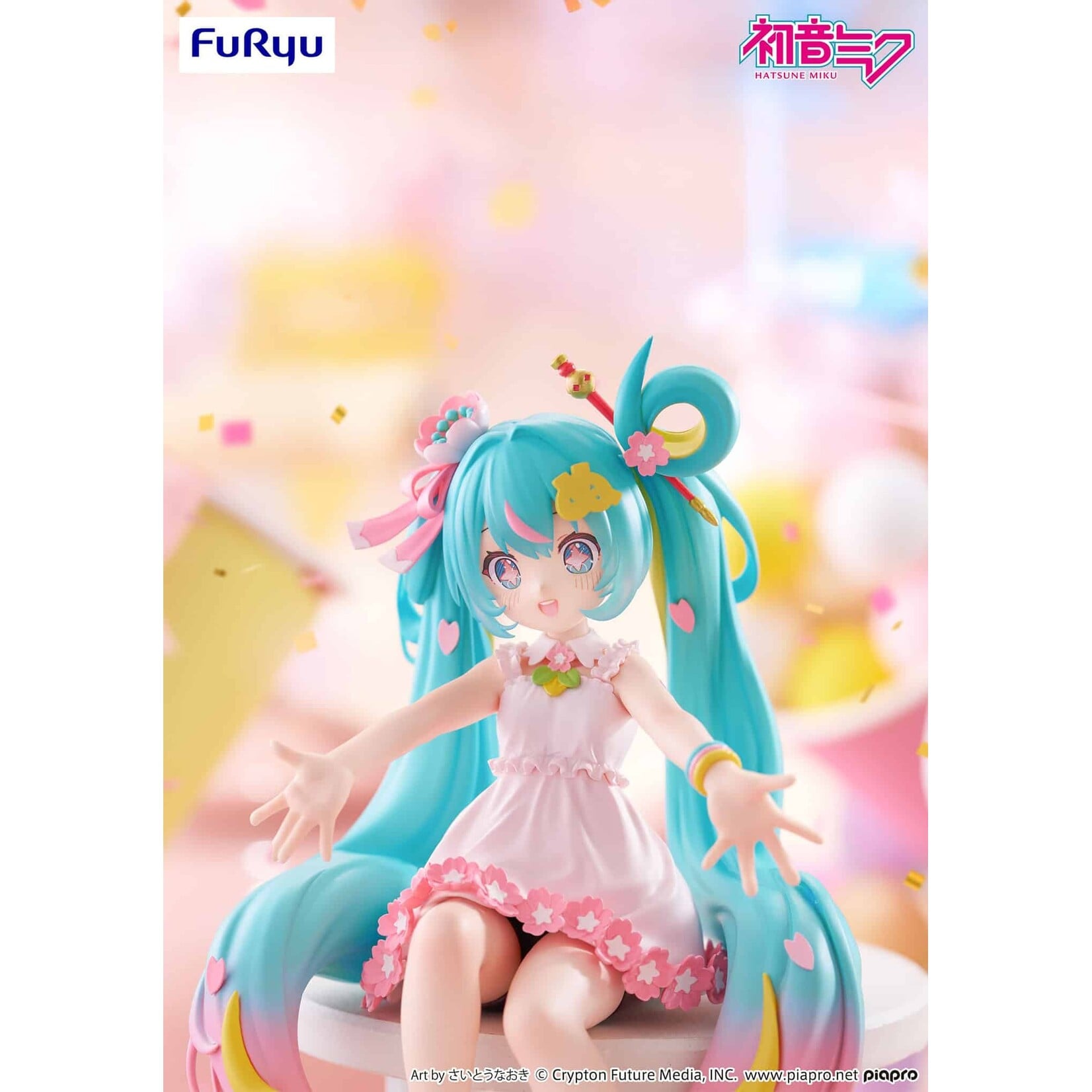 FuRyu Hatsune Miku Noodle Stopper Figure (10th Anniversary) AMU-SHP3615-CI