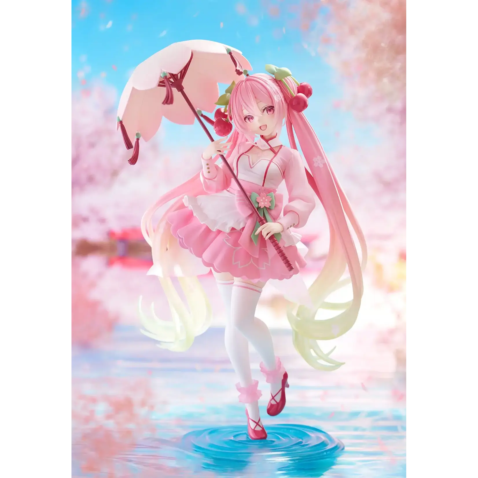 Taito Sakura Miku AMP+ Figure (Sakura Dress Ver.) 452013800-CI