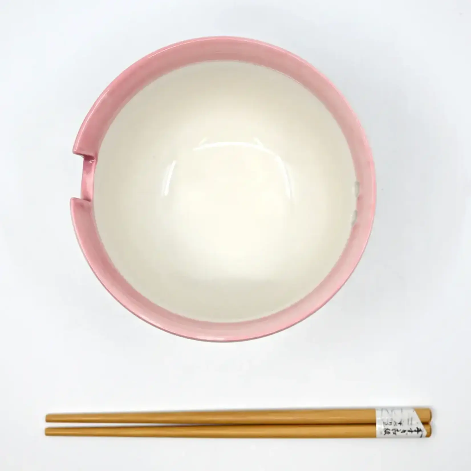 Bowl - Twin Sparrows Cherry Blossom w/Chopsticks - BCH525-SZM1