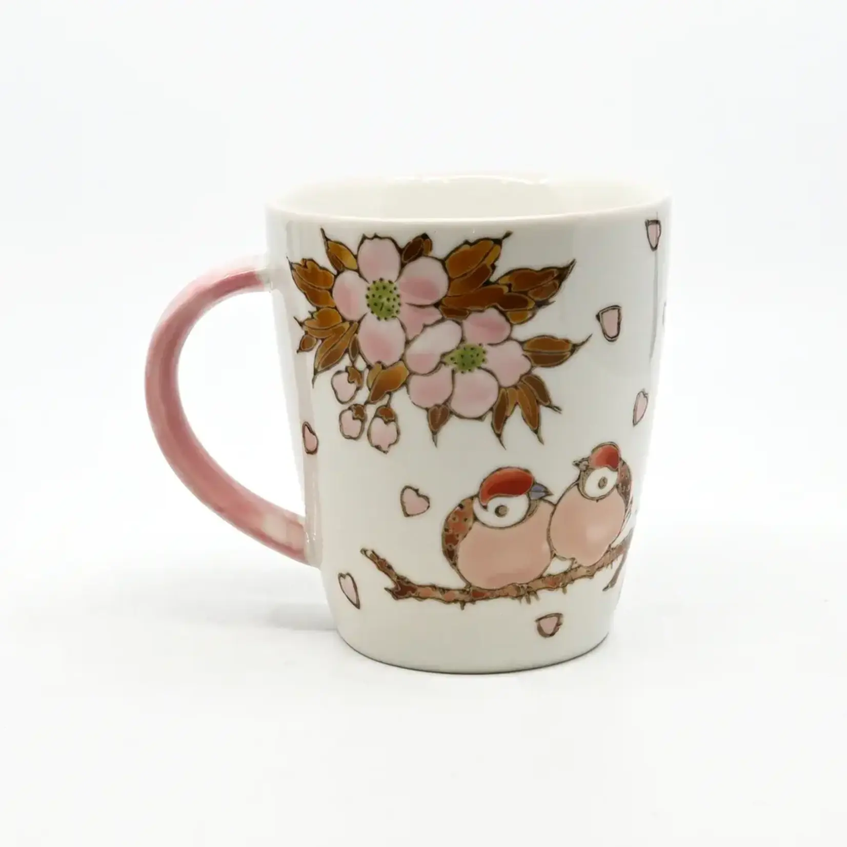 Mug - 12oz - Twin Sparrows Cherry Blossoms MGH4-SZM1