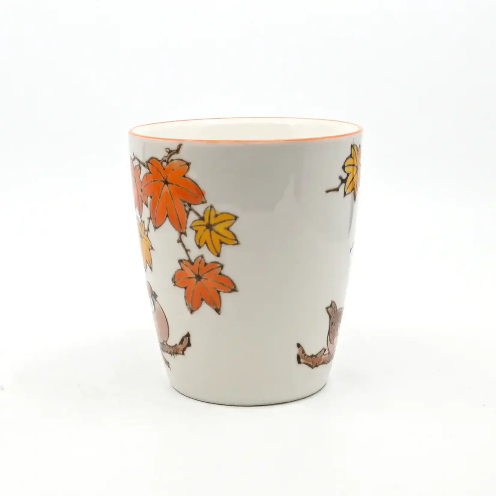Mug - 12oz - Twin Sparrows Maple Momiji Leaves MGH4-SZM2