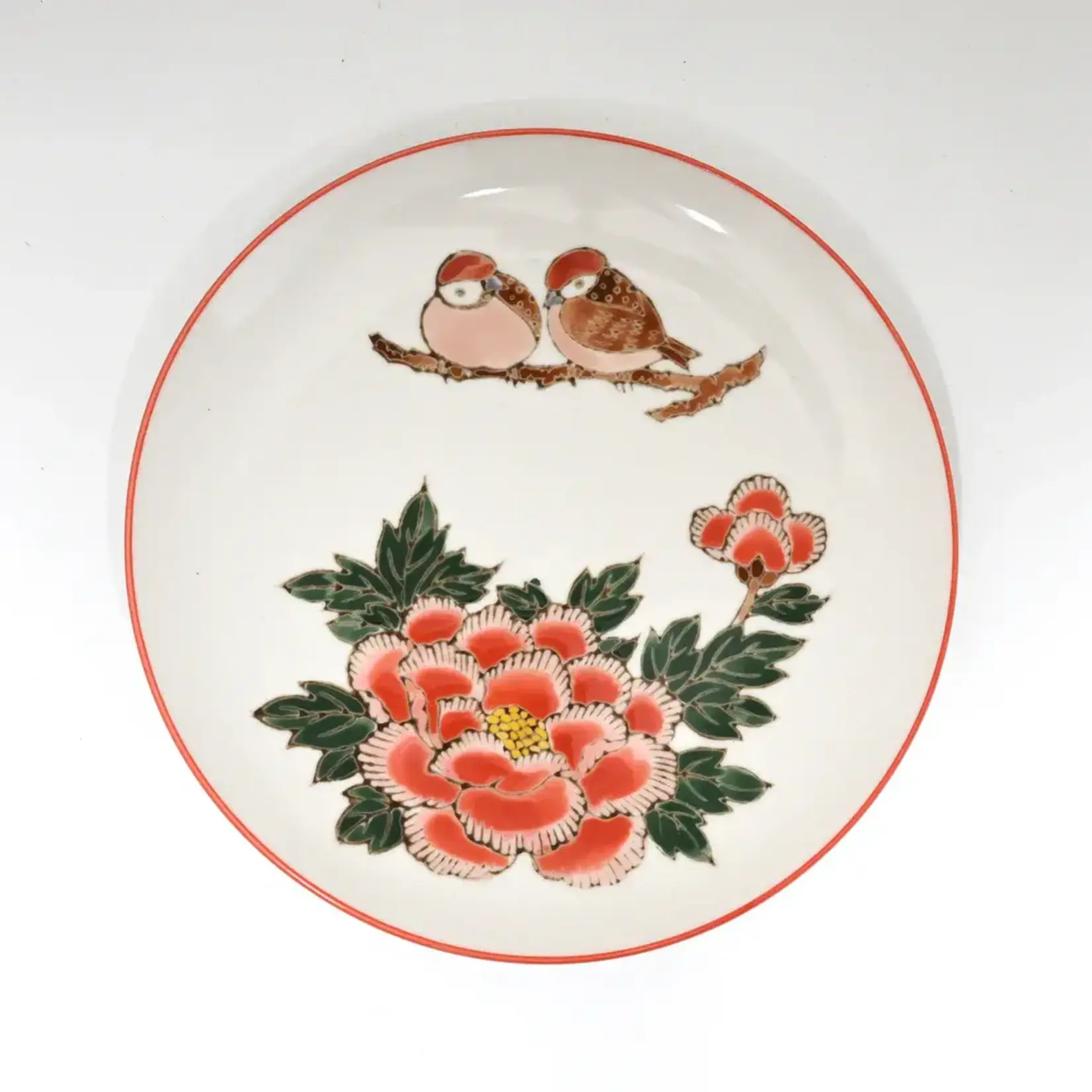 Plate - 4pcs Set 7.5"D - Twin Sparrows Collection PGS4-SZM