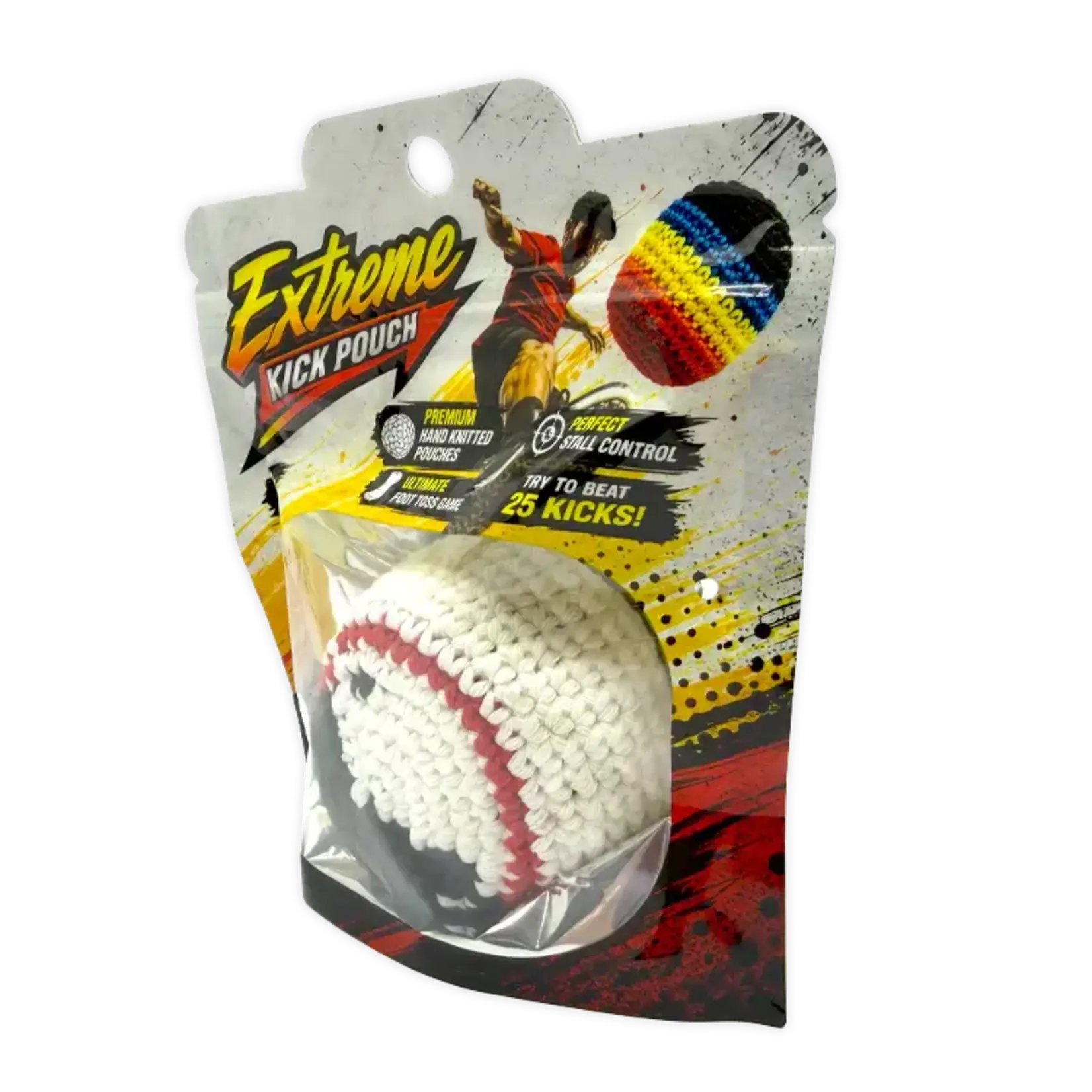 Novelty Inc Kick Drop Foot Bag Game (Compare to Hacky Sack)