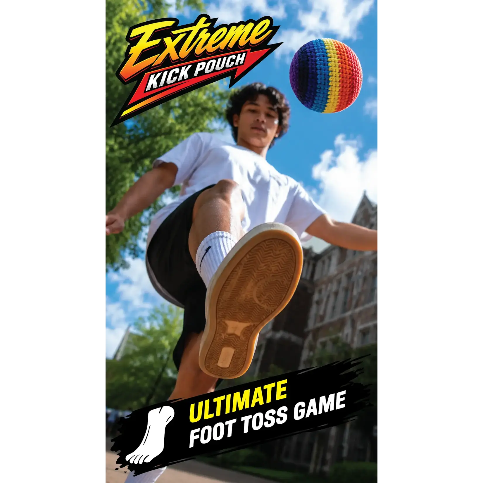 Novelty Inc Kick Drop Foot Bag Game (Compare to Hacky Sack)