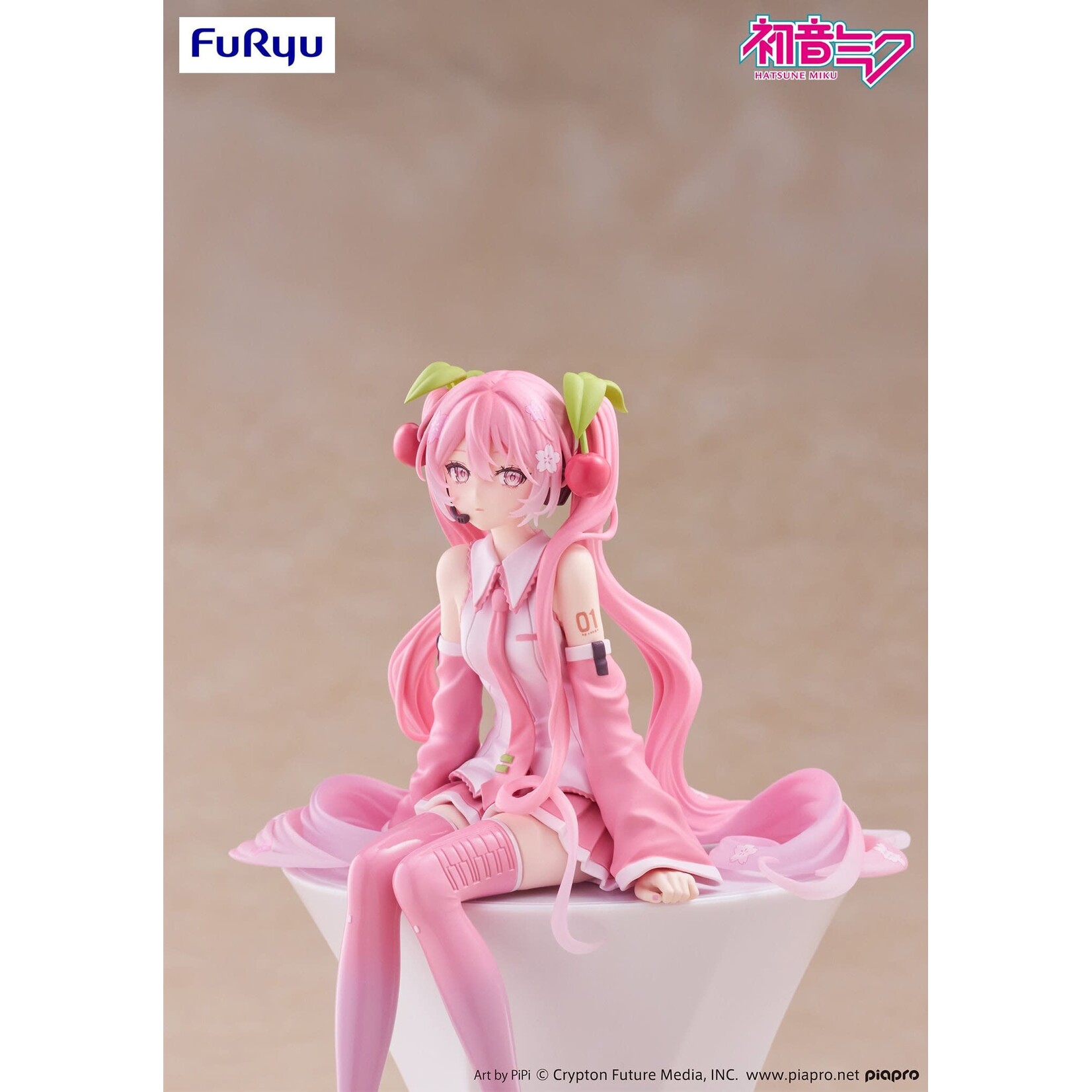 FuRyu Hatsune Miku Noodle Stopper Figure (Sakura Miku 2026) AMU-SHP3699-CI