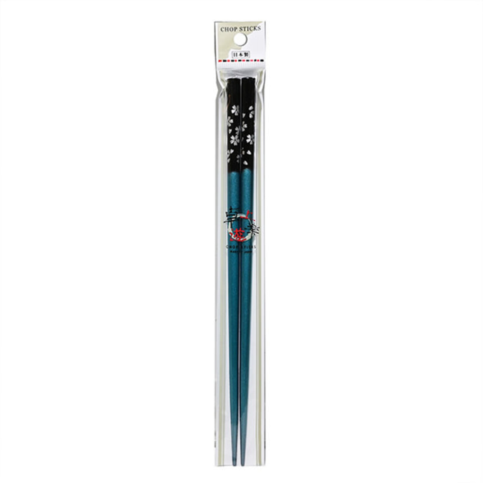 Chopsticks - Wooden 9" Silver Sakura - Blue AW8947-BL
