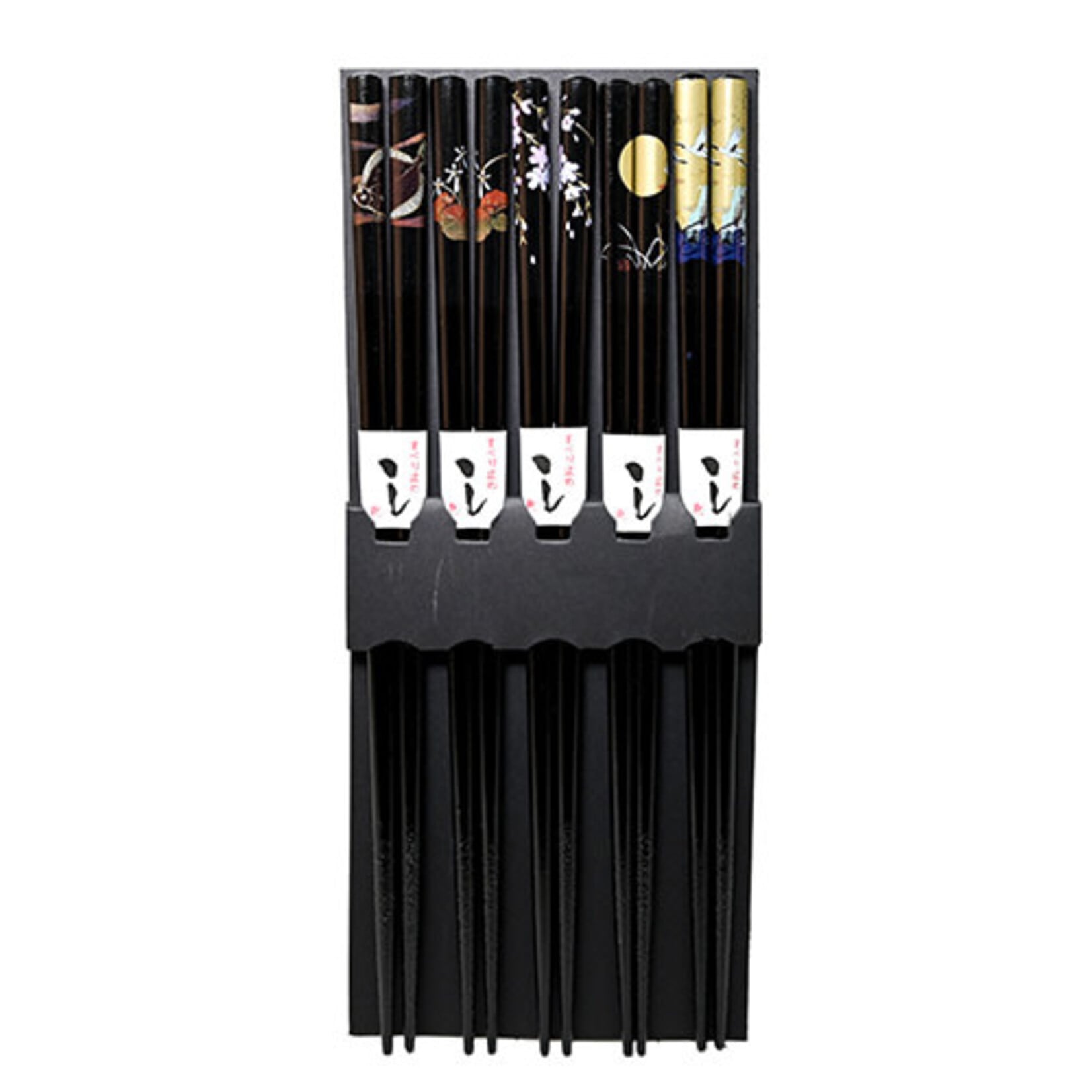 Chopsticks Set 5 Pairs - Traditional Patterns - CH85-S