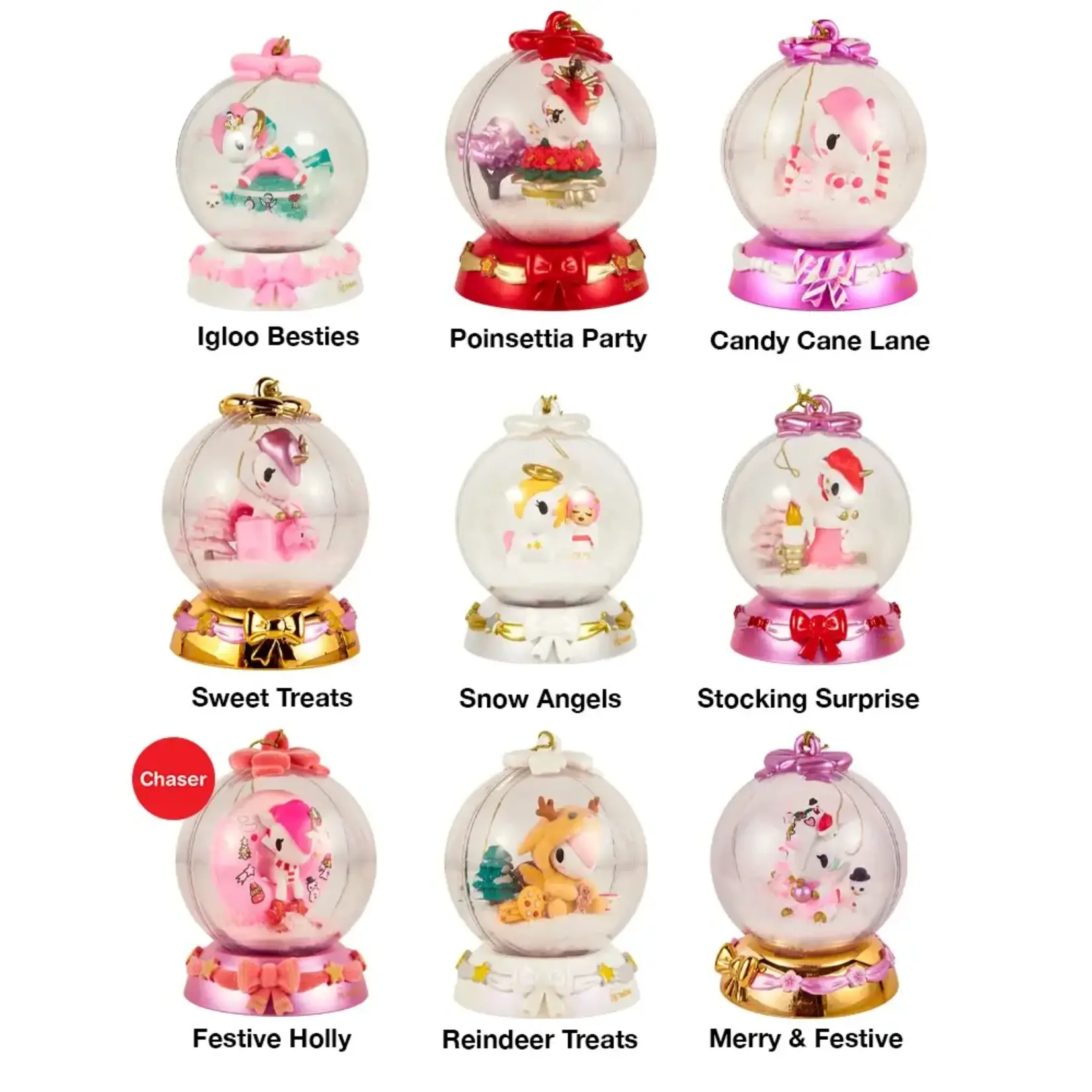 tokidoki Blind Box - Snow Globe Ornaments Unicorno Holiday Sparkle