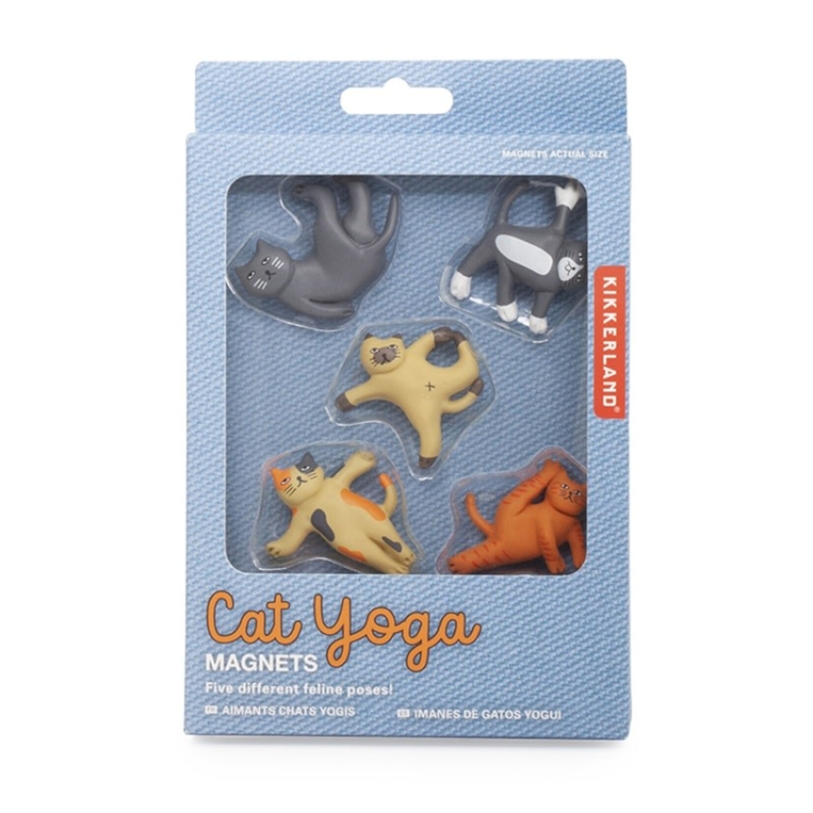Cat Yoga Magnets Set of 5 - MG89