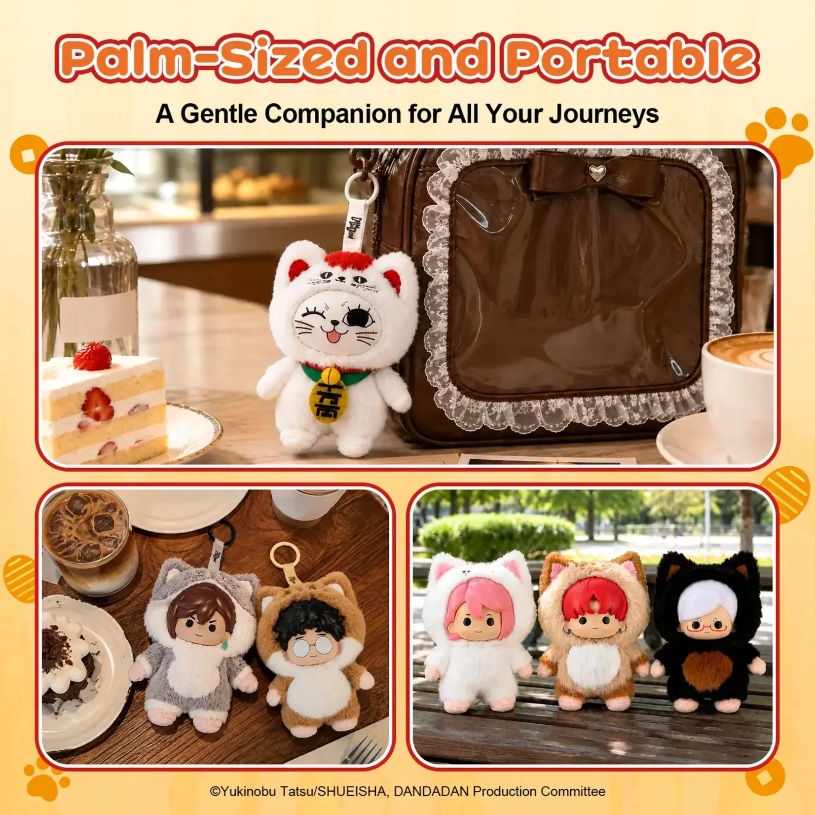 Puremind Blind Box -  Puremind x Dan Da Dan Meow Mission Vinyl Plush 3407