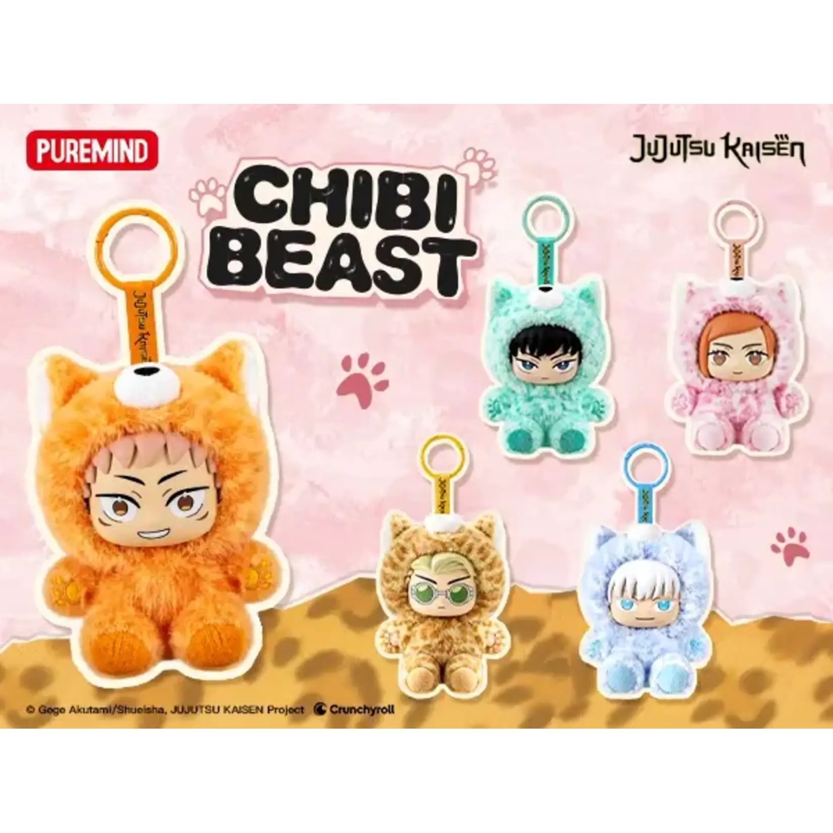 Puremind Blind Box - Jujutsu Kaisen Chibi Beast Vinyl Plush 2728EN