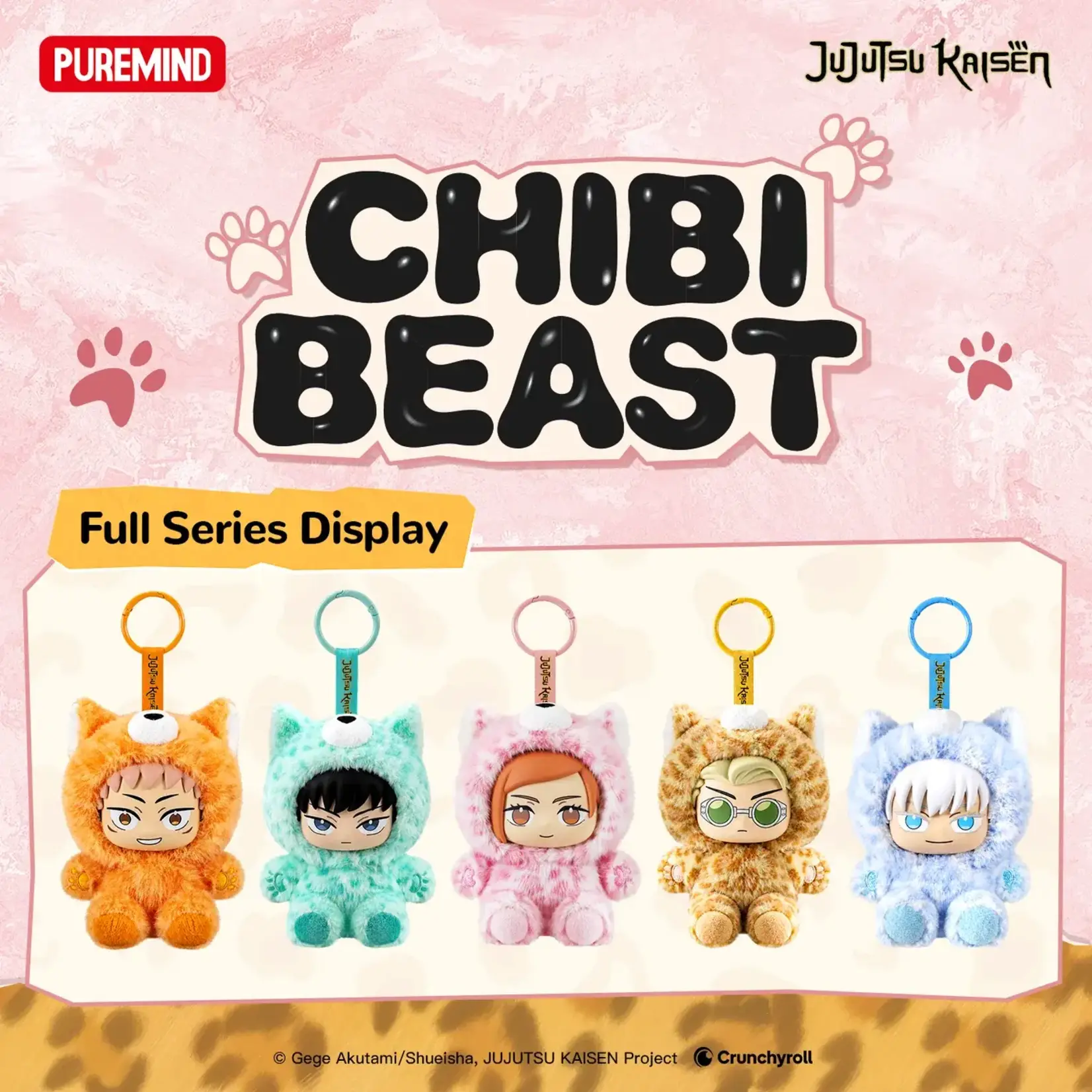 Puremind Blind Box - Jujutsu Kaisen Chibi Beast Vinyl Plush 2728EN