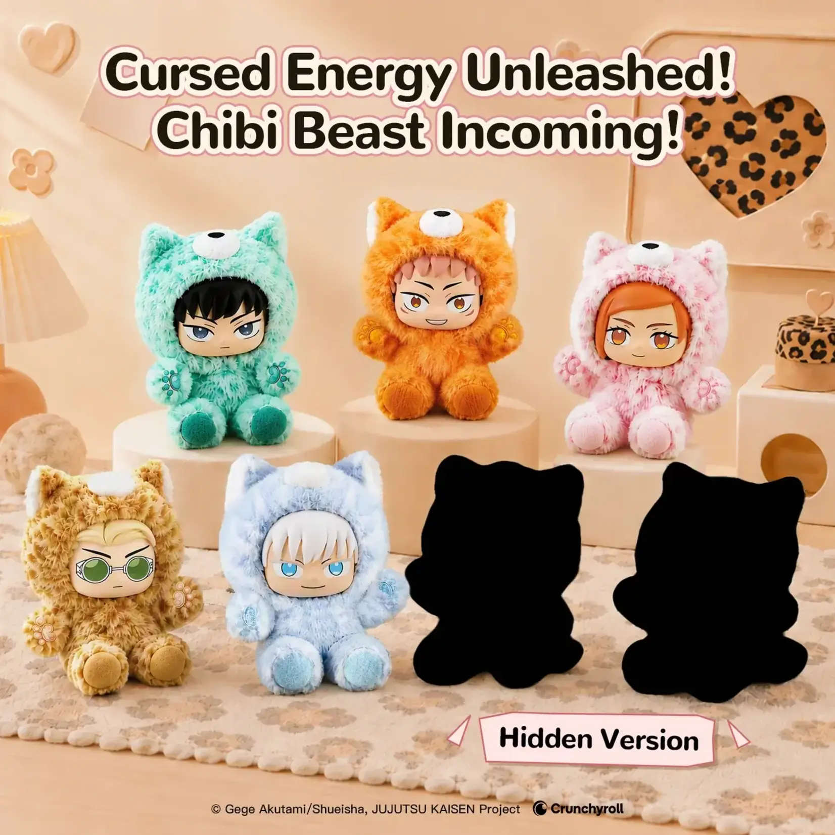 Puremind Blind Box - Jujutsu Kaisen Chibi Beast Vinyl Plush 2728EN