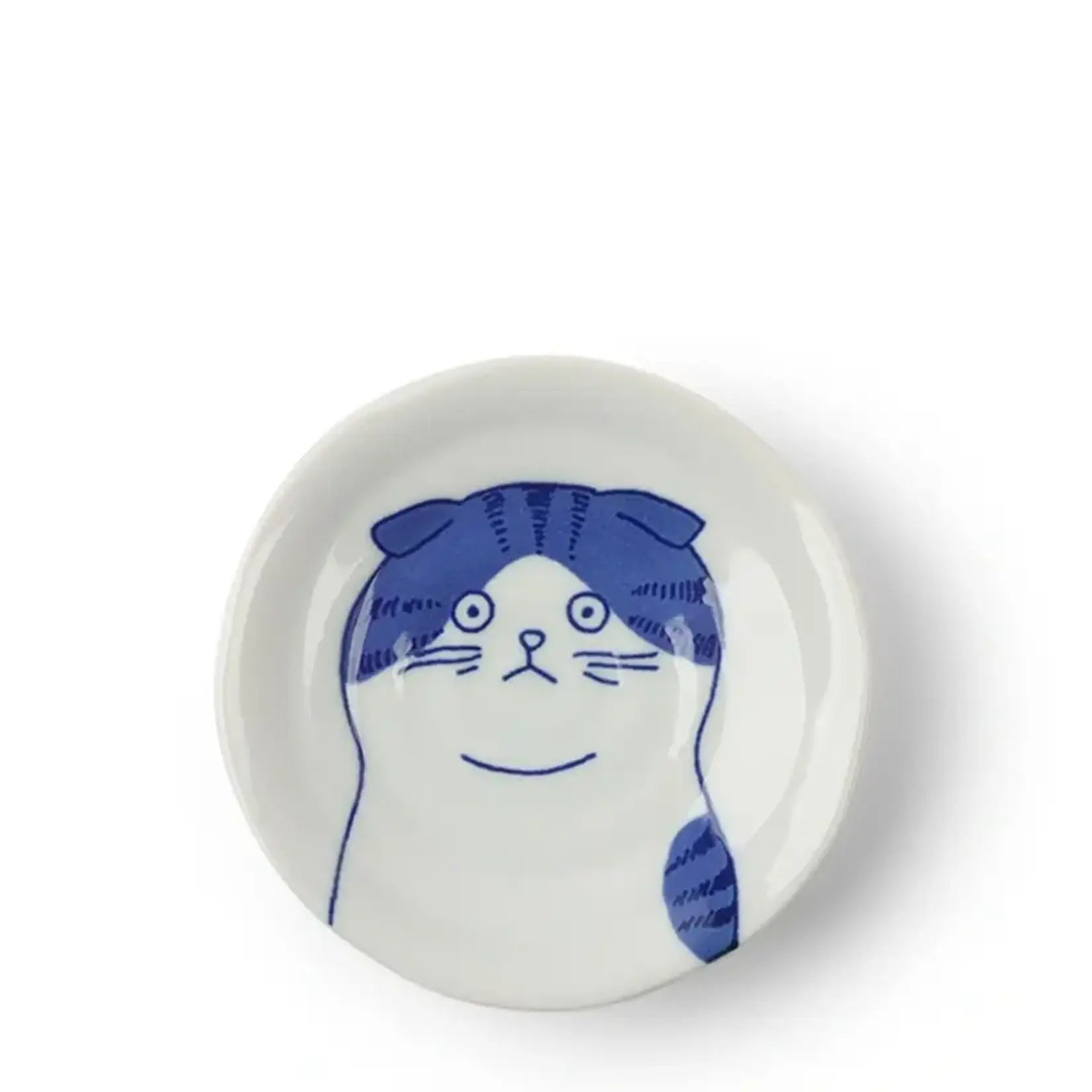 Plate - 4.75" Cat Face Set of 4 - 160-083