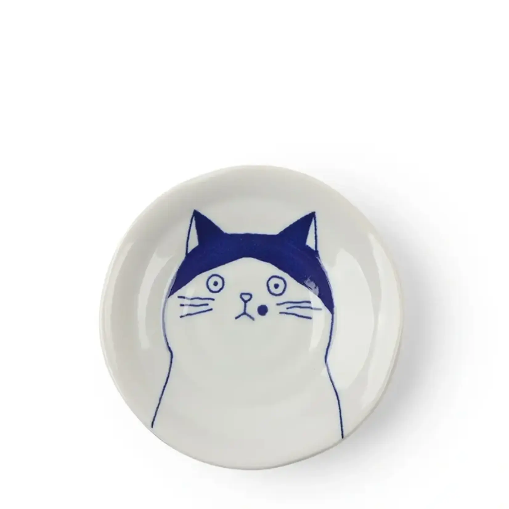 Plate - 4.75" Cat Face Set of 4 - 160-083