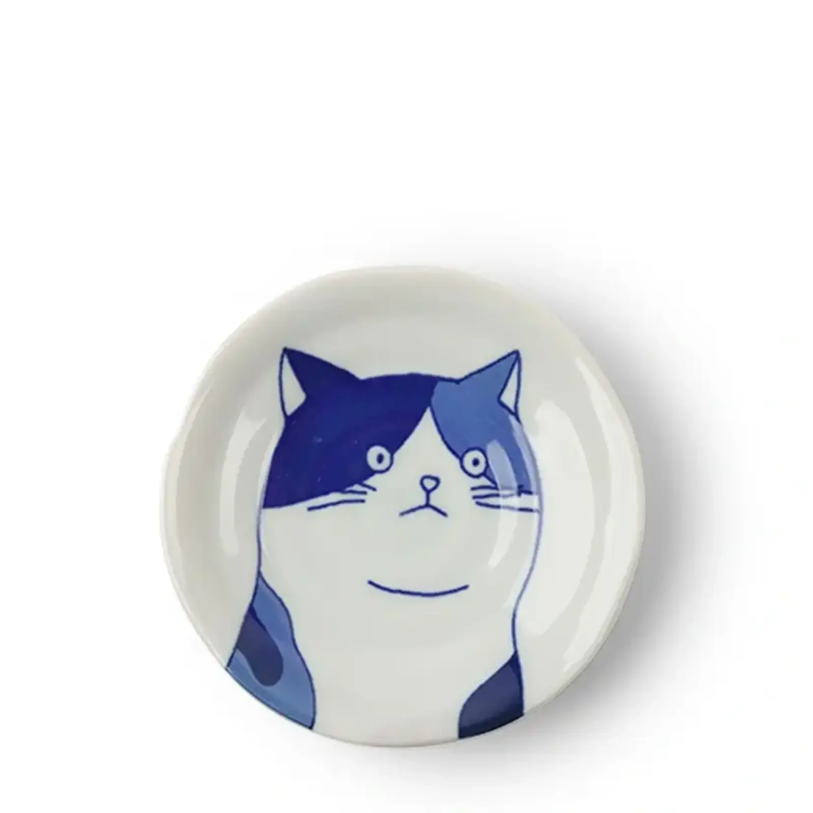 Plate - 4.75" Cat Face Set of 4 - 160-083