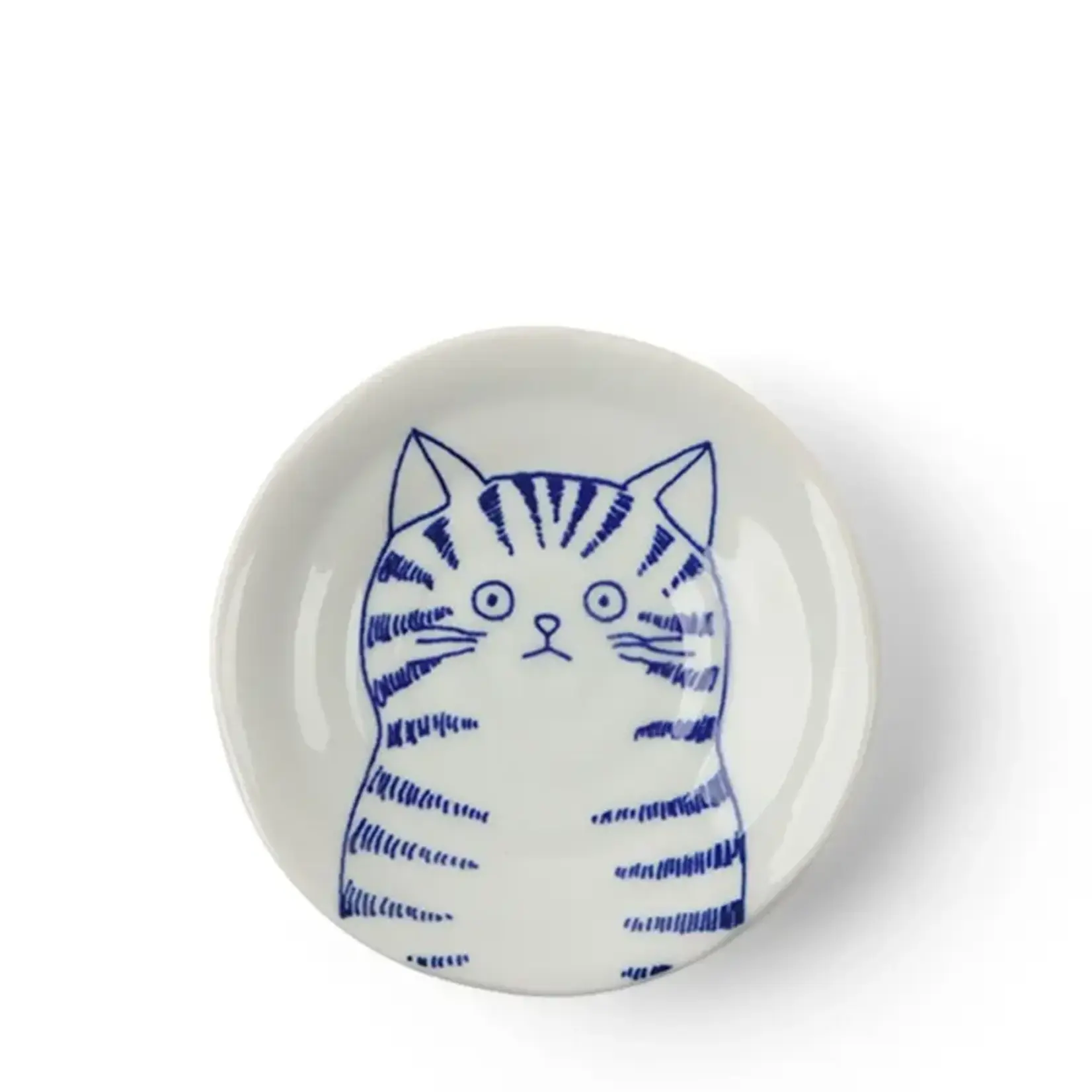 Plate - 4.75" Cat Face Set of 4 - 160-083