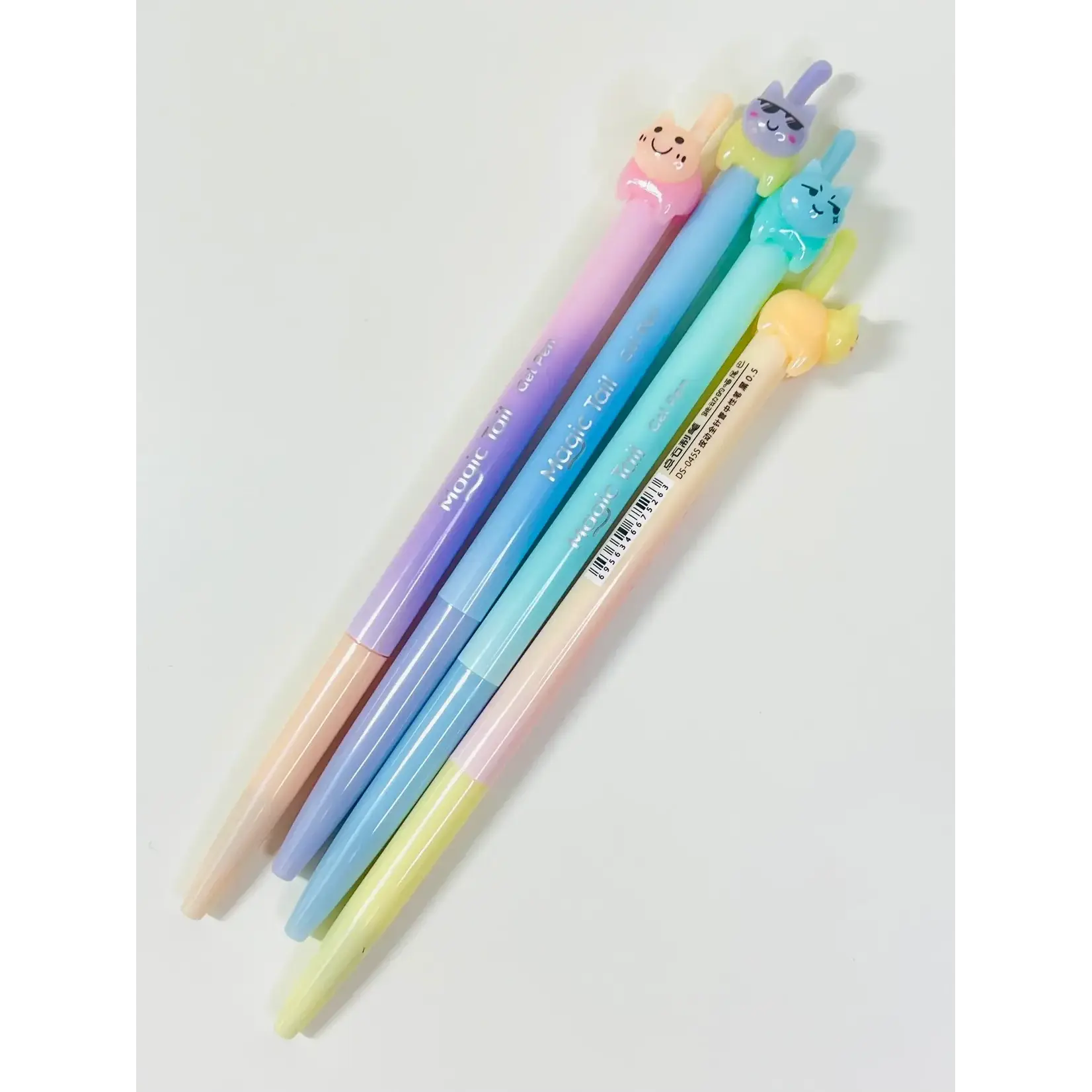 D&S Cat Tail Rainbow Gel Pen - 22189