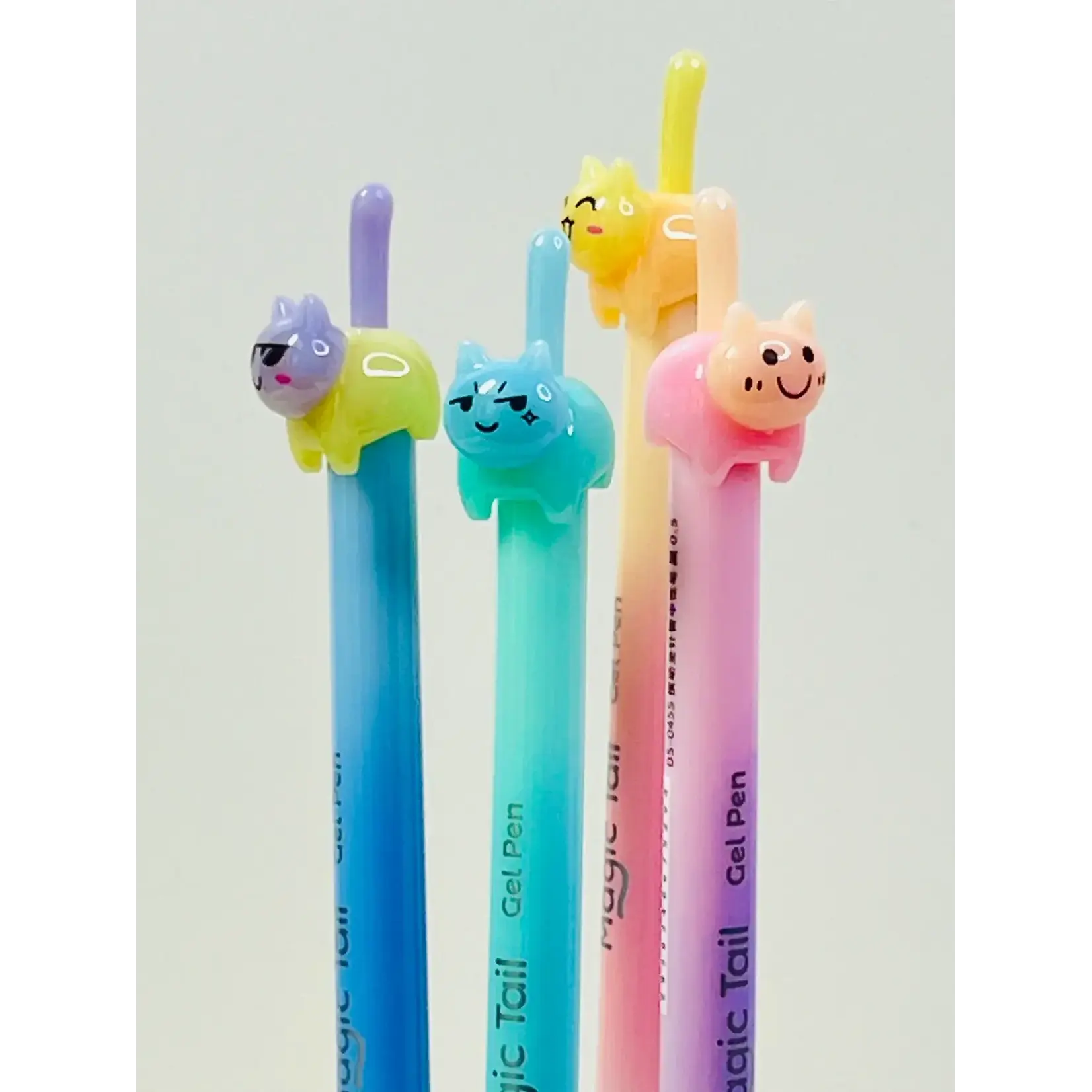 D&S Cat Tail Rainbow Gel Pen - 22189