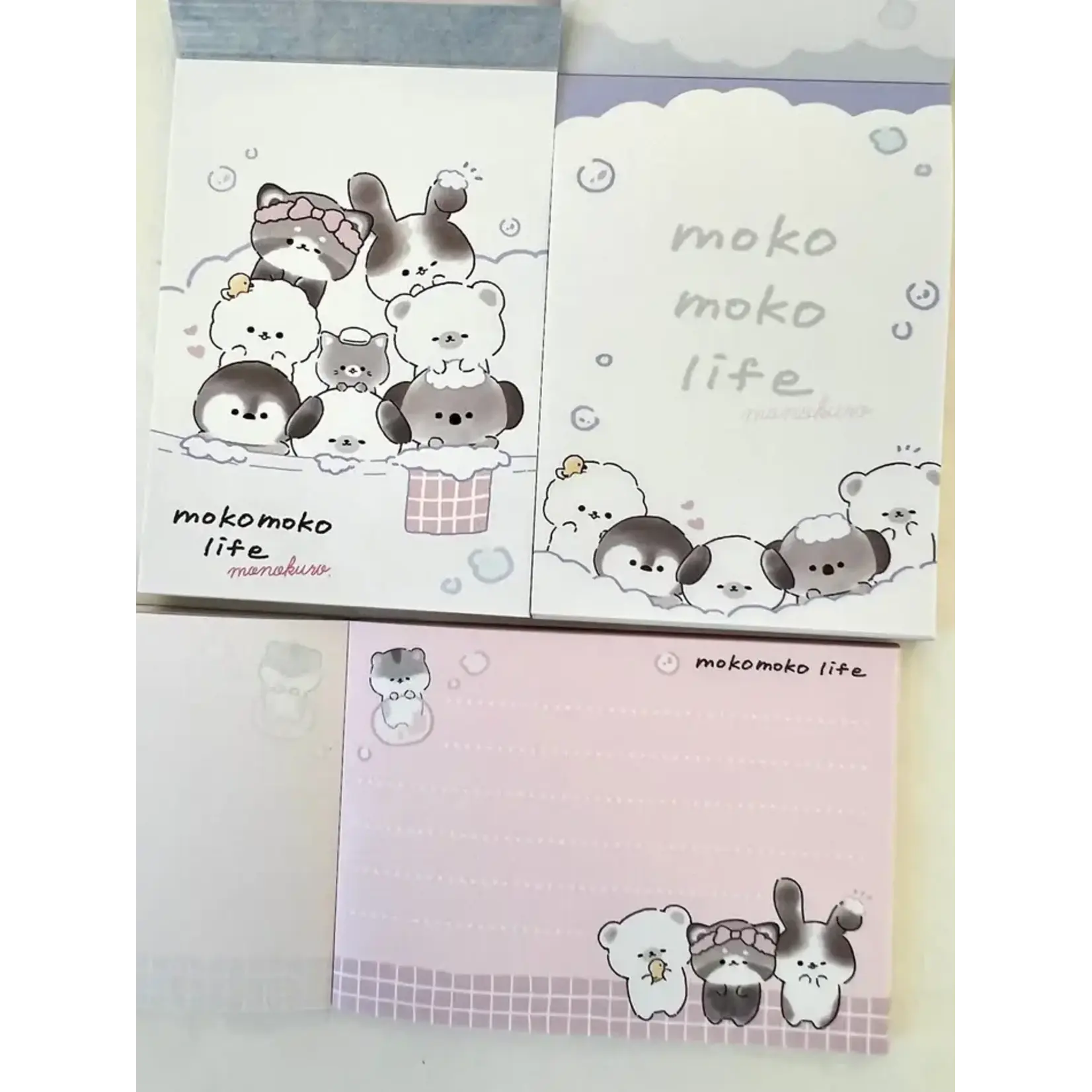 Crux Moko Moko Life Animal Bath Mini Notepad - 113991