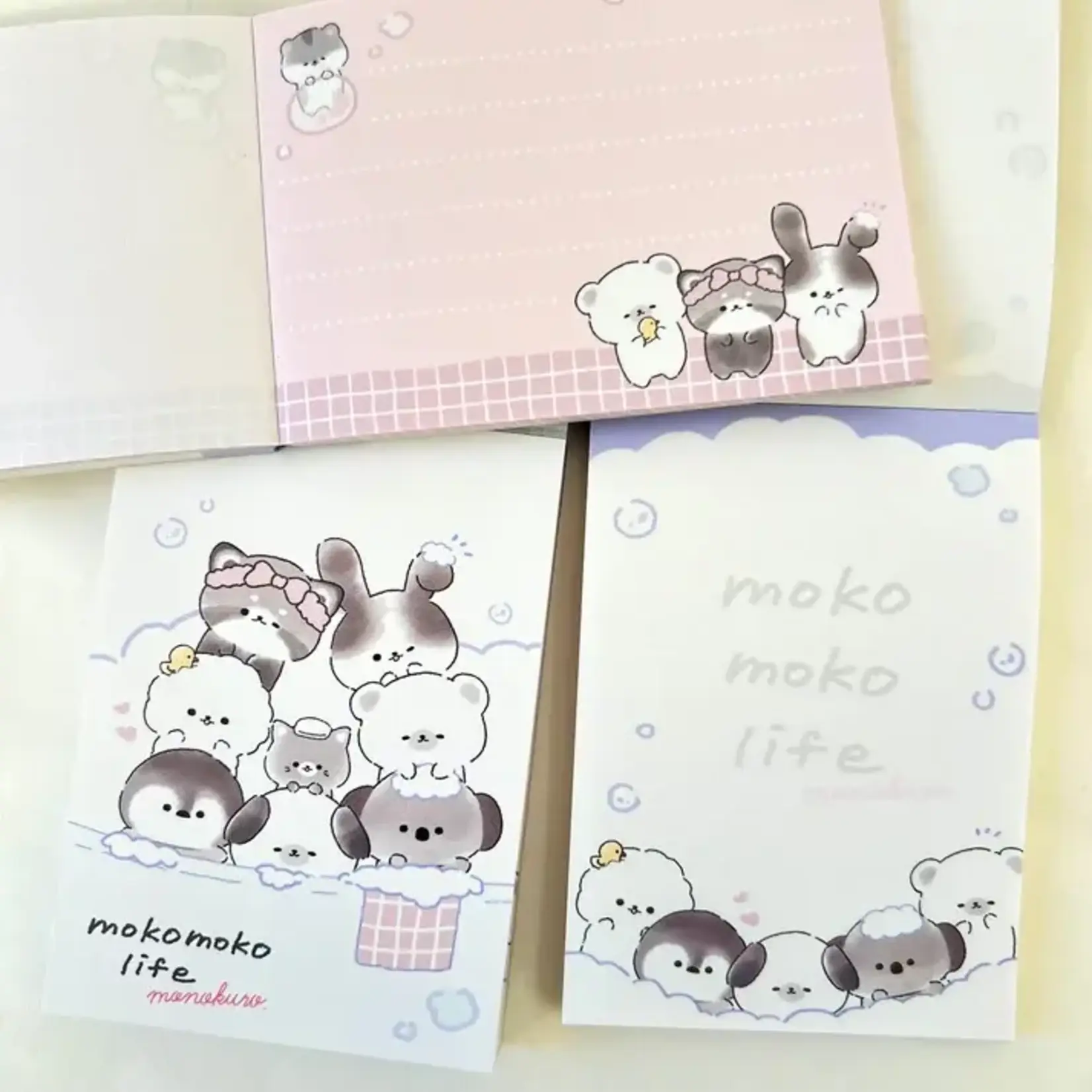 Crux Moko Moko Life Animal Bath Mini Notepad - 113991