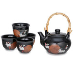 Tea Set 1:4 Pot w/4 cups Moon Rabbit - TPS118