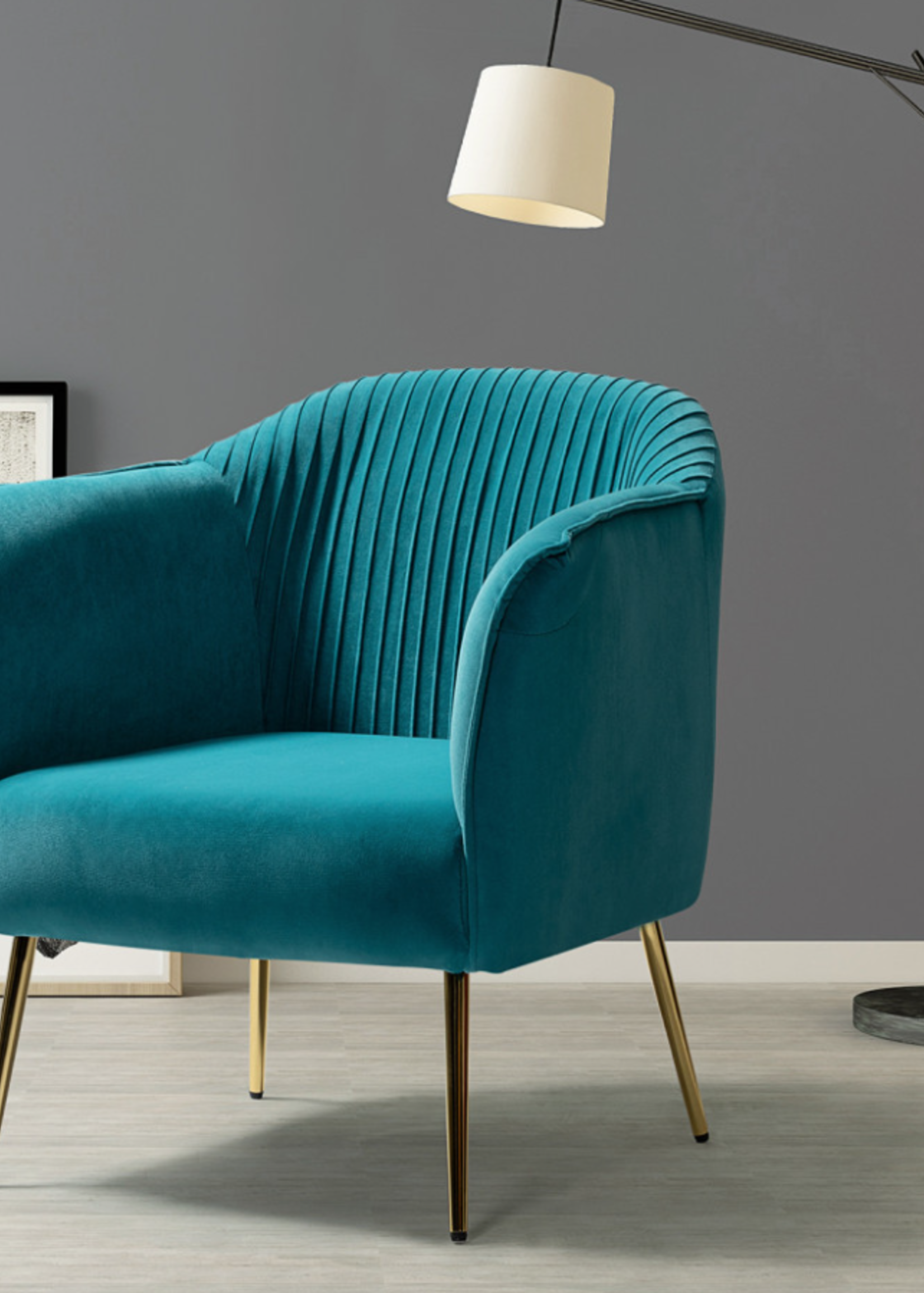 Cendea Barrel Chair - Blue