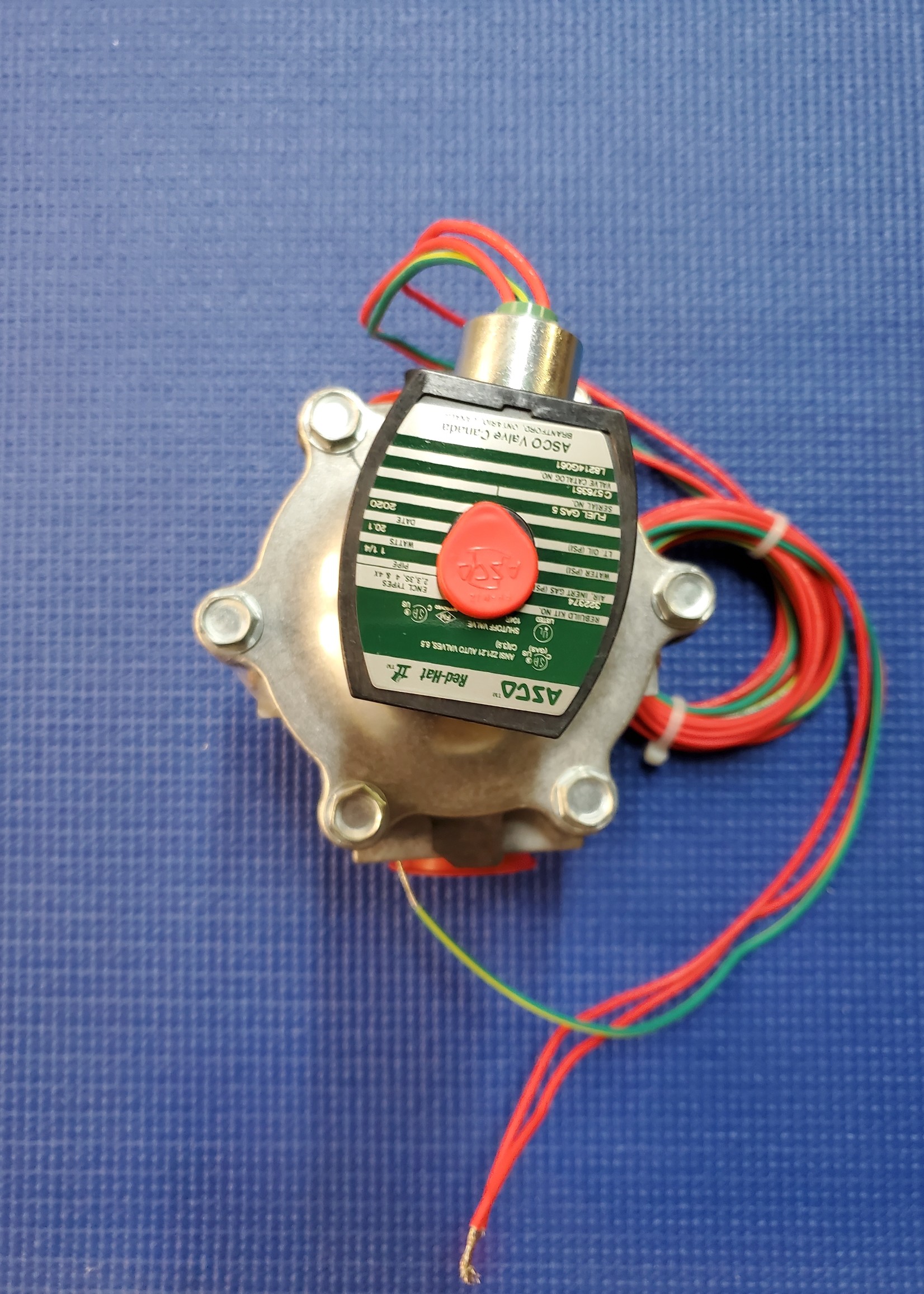 RBI Futera II 1 1/4" On/Off Gas Valve L8214G 1000/1950