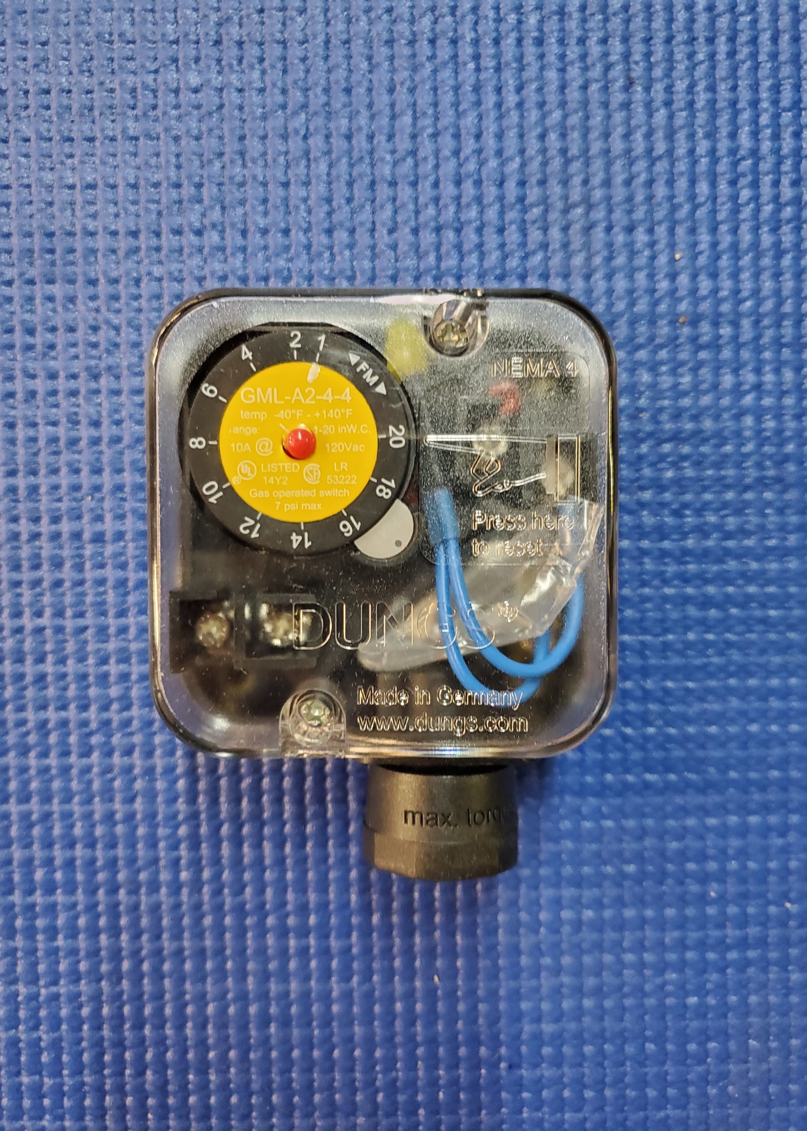RBI FlexCore/Futera Fusion/ Fusion XLF/XLF/III Low Gas Pressure Switch
