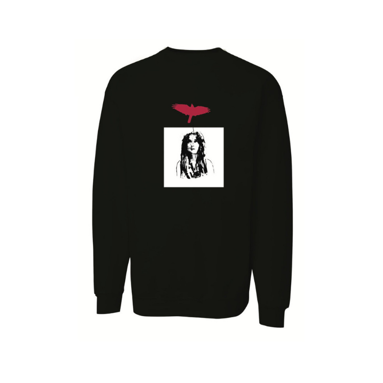 Black crewneck