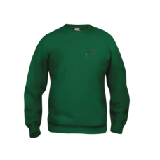 Green crewneck