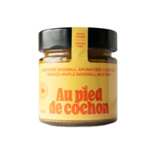 Smoked-maple baseball mustard