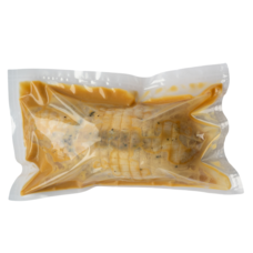 Stuffed chicken, orange sauce