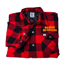 Veste doublée rouge Au Pied de Cochon