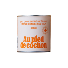 Lait concentré à l'érable