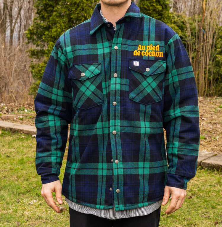 Veste verte doublée Au Pied de Cochon