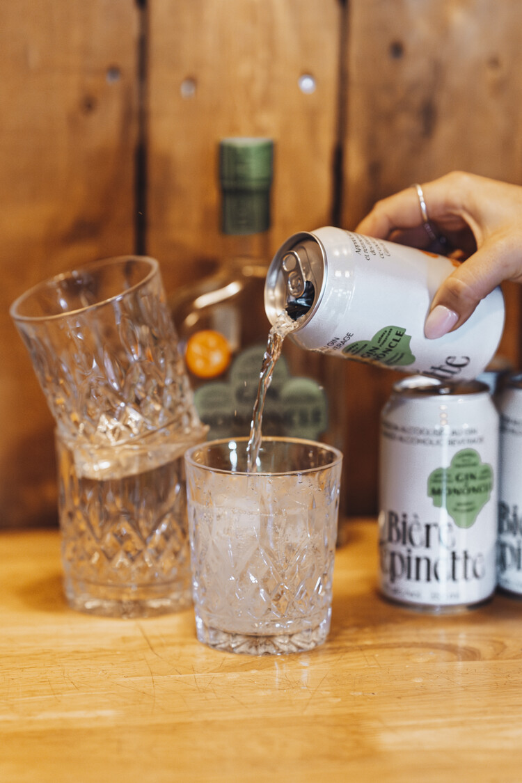 Gin de mononcle Bière d'épinette