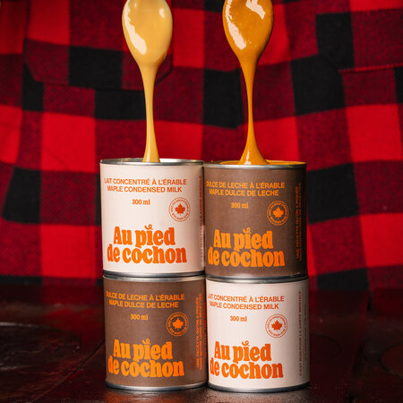 Maple condensed milk and dulce de leche