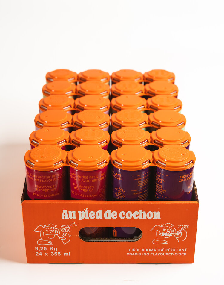 Caisse panachée canettes