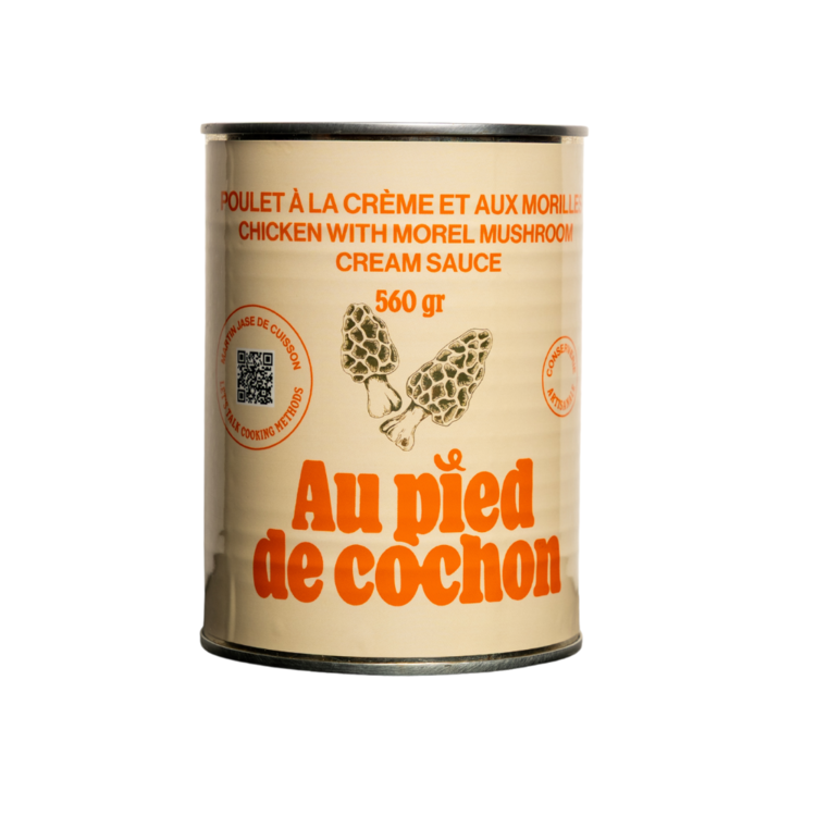 Chicken with morel mushroom cream sauce