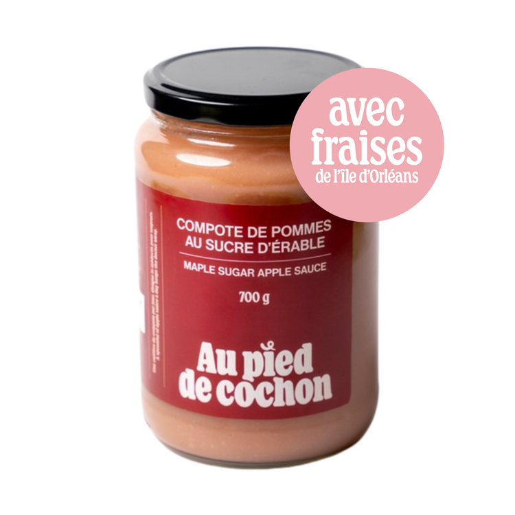 Compote de pommes au sucre d'érable
